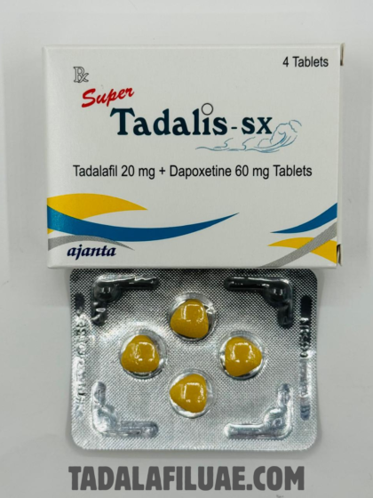 Super Tadalis SX tablets tadalafil 20mg dapoxetine 60mg dual action tablets UAE
