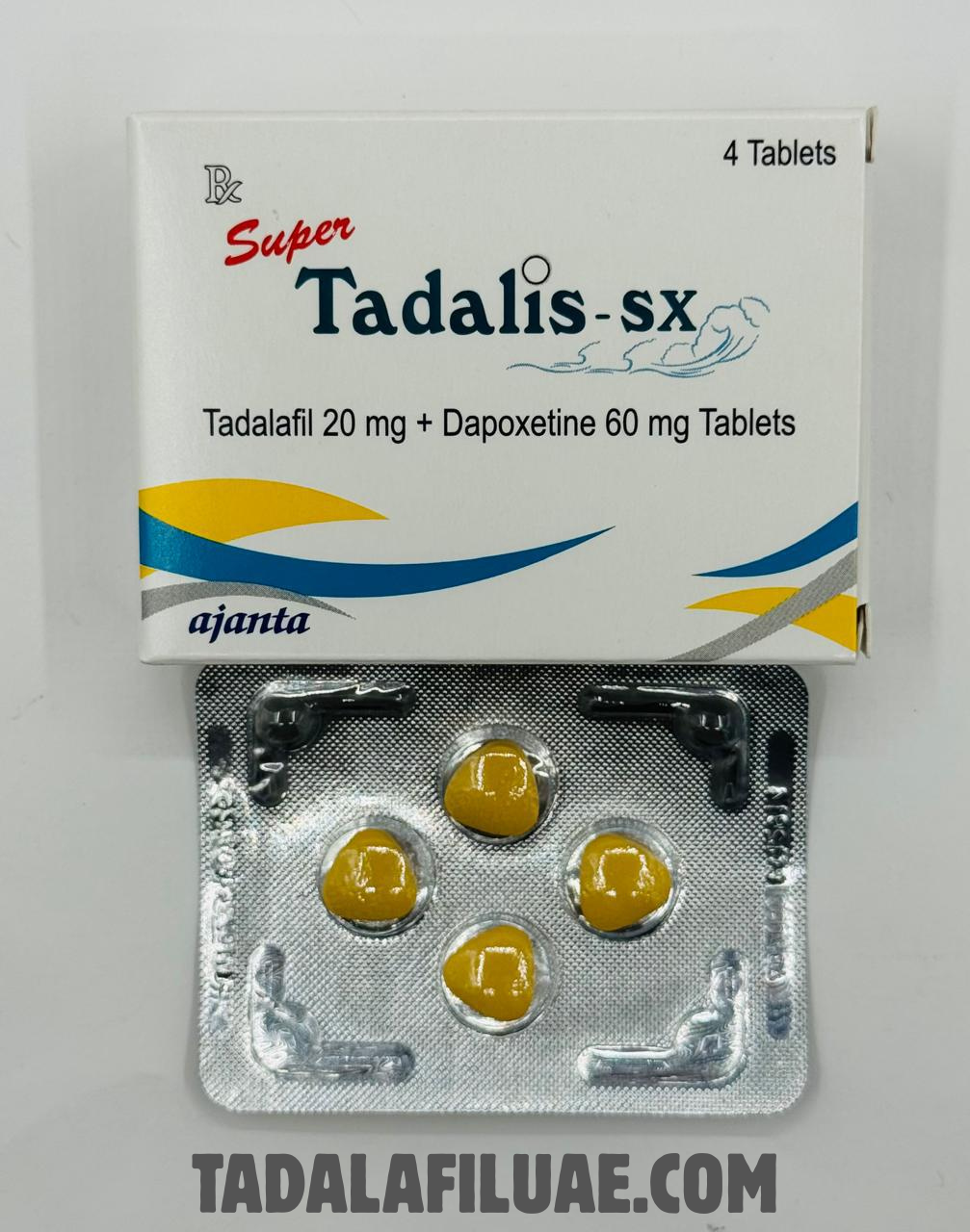 Super Tadalis SX tablets tadalafil 20mg dapoxetine 60mg dual action tablets UAE